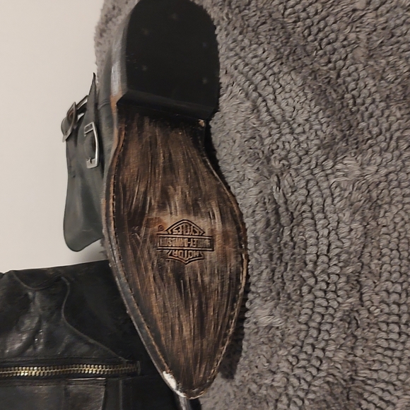 Harley Davidson distressed leather boote - Picture 5 of 7